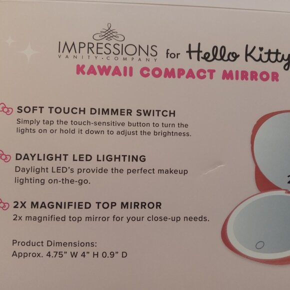 Hello Kitty Compact Mirror NIB - Picture 3 of 4
